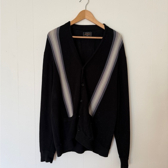 Beams Other - Beams Plus Japan Men's Black Cardigan Sweater